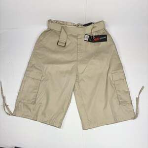 Red Iodine Men's Belted Cargo Shorts Khaki Size 36